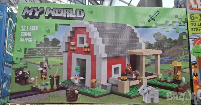 Голям Конструктор Майнкрафт 807 части, Minecraft My World