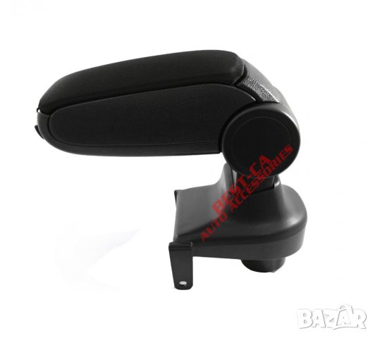 Текстилен черен подлакътник за Рено Клио 4 / Renault Clio Mk4 2012 - 2020, снимка 2 - Аксесоари и консумативи - 37069061