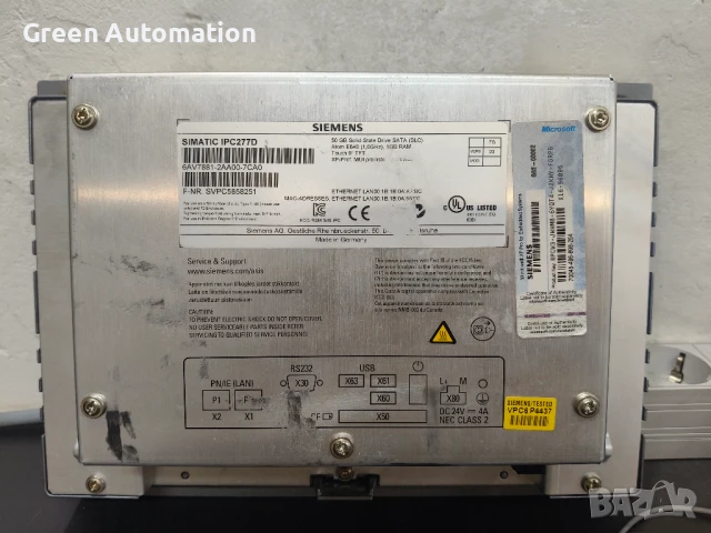 SIMATIC IPC277D Windows XP, снимка 3 - Друга електроника - 51119153