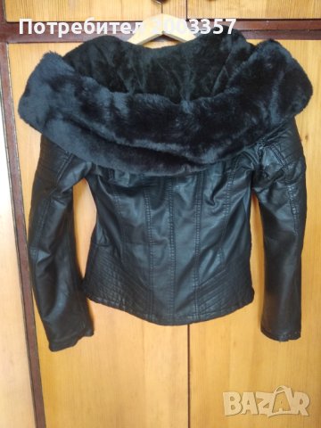 Зимно кожено яке , снимка 3 - Якета - 42559755