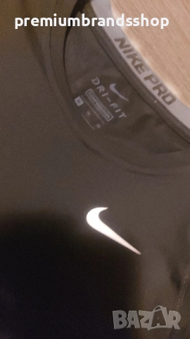 Nike pro блуза мъжка L/XL, снимка 2 - Спортни дрехи, екипи - 52157300