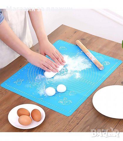 СИЛИКОНОВА ПОДЛОЖКА ЗА МЕСЕНЕ, ТОЧЕНЕ И ПЕЧЕНЕ 50Х40 СМ. - код 2156 , снимка 8 - Други - 34207729
