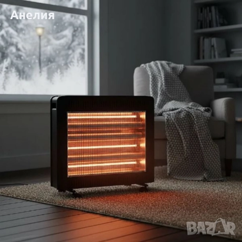 Отоплителна печка Rosberg R51972Е с 4 кварцови реотана, снимка 2 - Отоплителни печки - 52160806