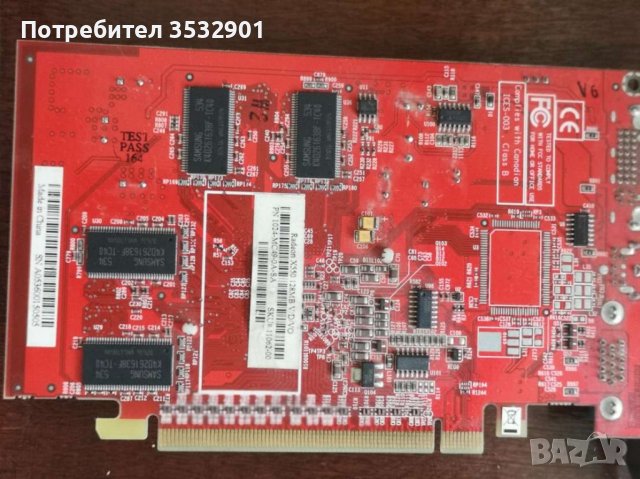 Видео Карта Radeon x550 128mb v/d/vo, снимка 4 - Видеокарти - 39906628