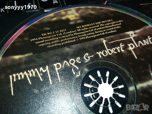 jimmy page robert plant no quarter cd 0503241706, снимка 12 - CD дискове - 44619763