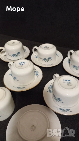 Порцеланов сервиз за кафе и чай , снимка 11 - Сервизи - 41968565