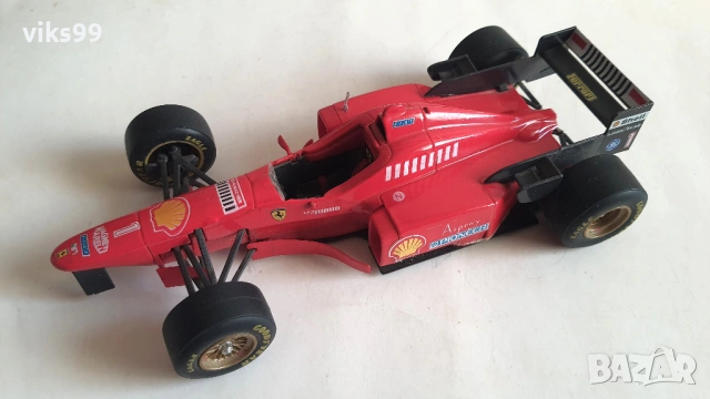 Ferrari F310 1996 Shell Schumacher - 1:20 - Maisto , снимка 2 - Колекции - 54149708