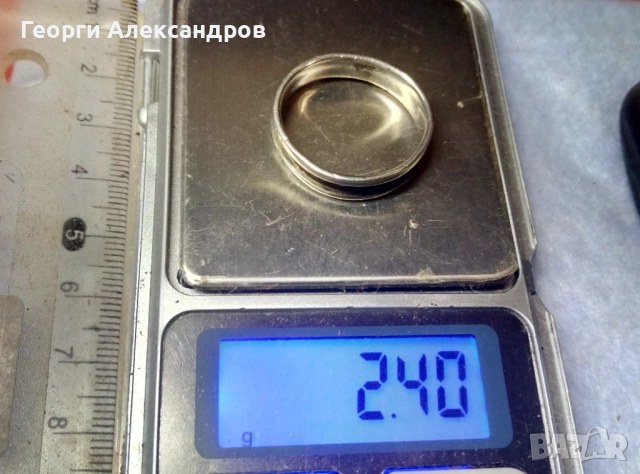 Стилен Винтидж АРТ Модел СРЕБЪРЕН ПРЪСТЕН Тип ХАЛКА Лакирано СРЕБРО 925, снимка 3 - Пръстени - 52776056