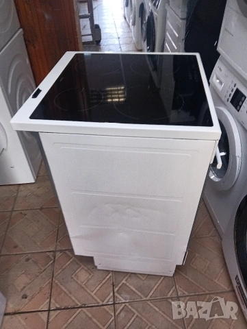 Свободно стояща печка с индукционни котлони Аег Aeg с две години гаранция!, снимка 6 - Печки, фурни - 53881583