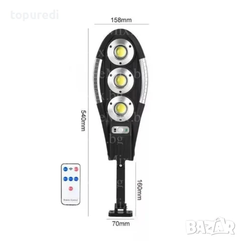 СОЛАРНА ЛАМПА T90, снимка 10 - Соларни лампи - 50724004