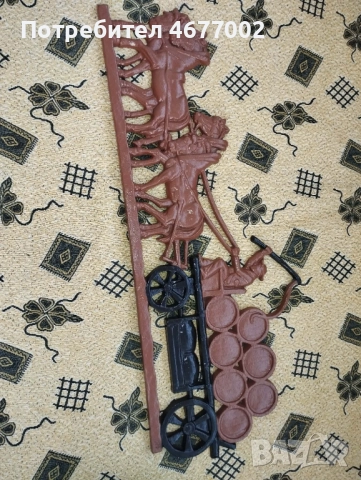 Масивна метална картина, снимка 5 - Антикварни и старинни предмети - 52793466