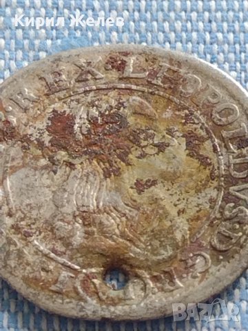 Сребърна монета 6 кройцера 1673г. Леополд първи Кремниц Унгария 13673, снимка 3 - Нумизматика и бонистика - 42890726