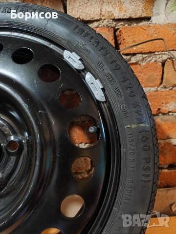 Резервна гума /патерица 5х105 R 16 за CHEVROLET, OPEL и др.115 /70 R 16, снимка 5 - Гуми и джанти - 54316847