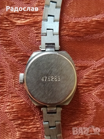 стар механичен часовник Заря, снимка 5 - Дамски - 51999152