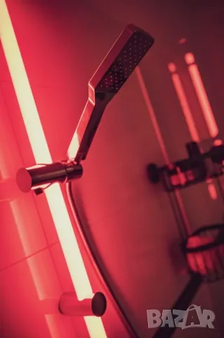 Дизайнерска LED душ стойка WENKO с LED светлина и функция за смяна на цветовете, снимка 6 - Душове - 47619528