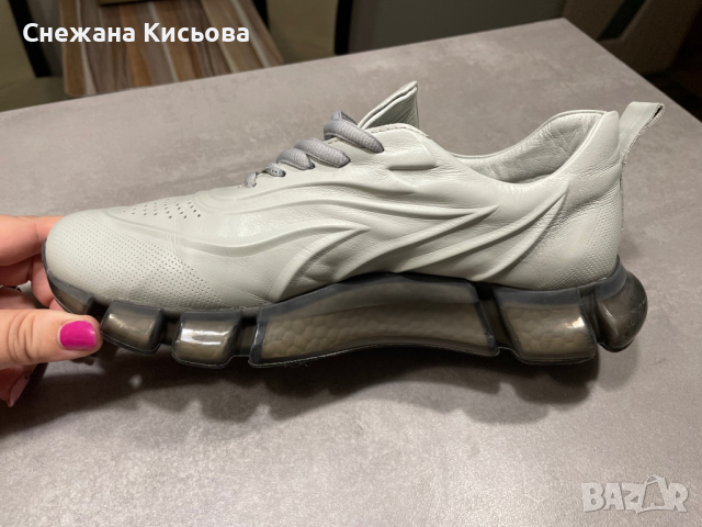 Маратонки естествена кожа, снимка 3 - Маратонки - 36541671