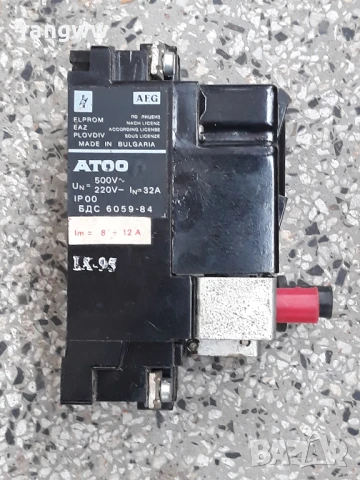 АТ00 IN 32A - Автоматичен токоограничаващ прекъсвач , снимка 2 - Резервни части за машини - 50443880