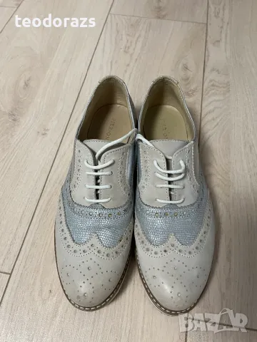 Oxford обувки от естествена кожа 37 номер, снимка 1
