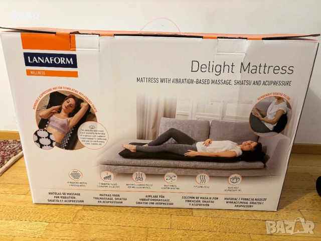 Масажна затоплеща постелка, снимка 3 - Фитнес уреди - 54056776