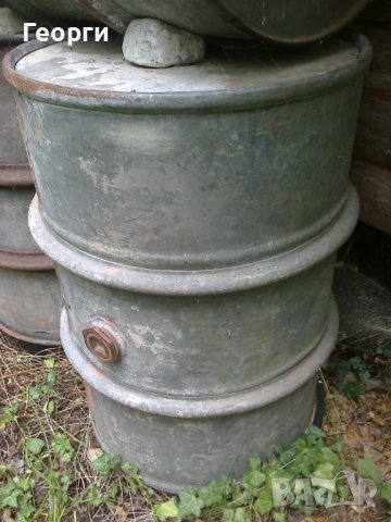 Метални варели със защитни обръчи, дълбоко поцинковани, дебелостенни., снимка 3 - Други машини и части - 37564538
