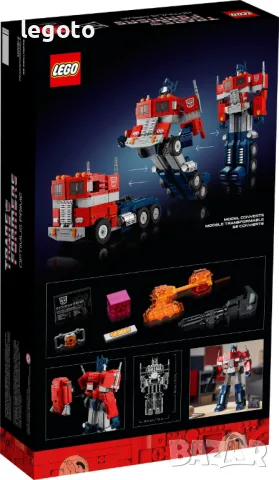 НОВО ЛЕГО 10302 Криейтър Експерт - Трансформърс: Оптимус прайм LEGO 10302 Optimus Prime, снимка 4 - Конструктори - 50184859