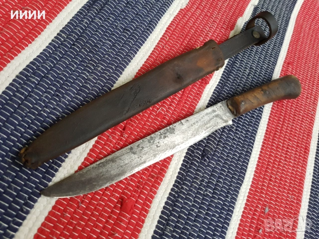 Овчарски нож кама , снимка 2 - Антикварни и старинни предмети - 53907329