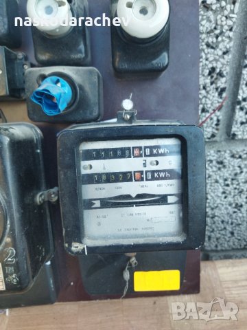 Ел.табло от гетинакс действащо до последно за къща с електромери и предпазители бушони, снимка 6 - Други - 39292721