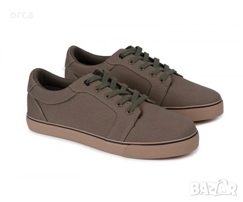 Обувки Fox Khaki Canvas Shoes нисък профил за ежедневно носене Plus