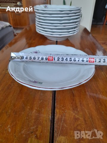 Стара порцеланова чиния,чинии #3, снимка 5 - Антикварни и старинни предмети - 35028400