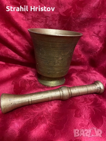 Хаванче с чукало старо, снимка 3 - Антикварни и старинни предмети - 52858110