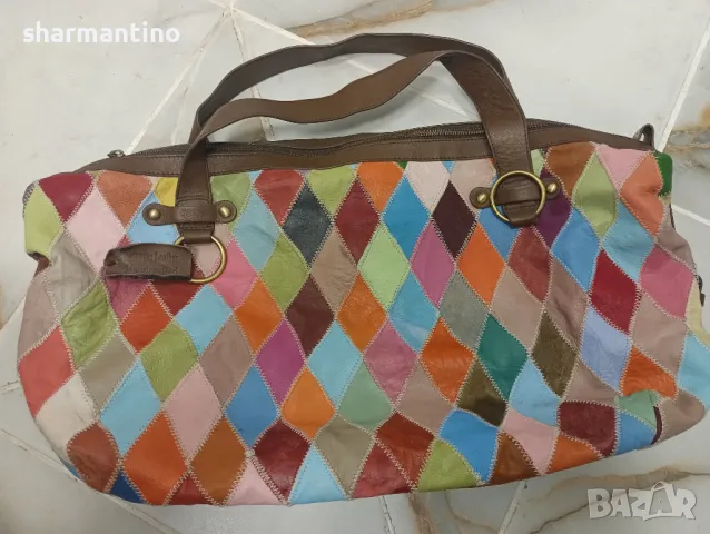 Кожена чанта Octopus - 22 лв, снимка 8 - Чанти - 50239774