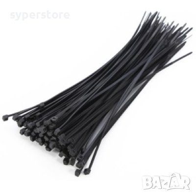 Свински Опашки Кабелни Връзки Digital One SP00887 - 3.6*200мм 100бр черни 