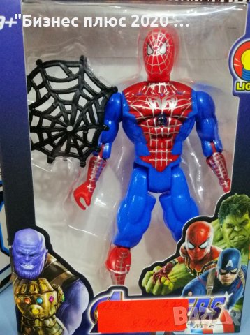 Детска играчка Spiderman Спайдърмен - светещ, снимка 1 - Фигурки - 38883935