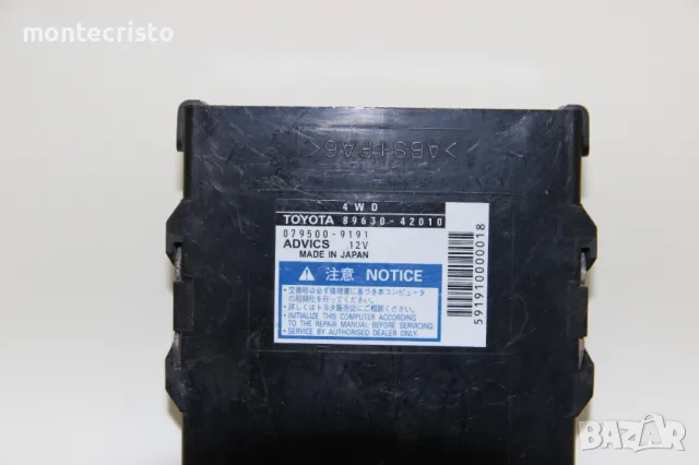 Модул раздатка Toyota Rav-4 (2006-2011г.) 89630-42010 / 8963042010 / 0795009191 / 079500-9191, снимка 2 - Части - 50064199