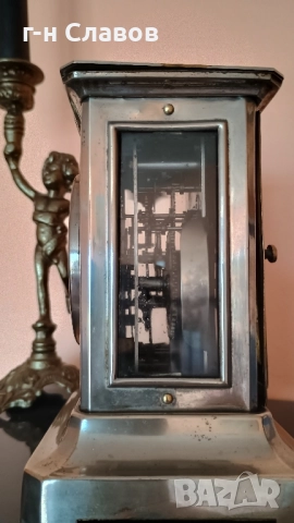 Very Rare Antique 1890 Musical Clock JUNGHANS Joker German Laterna / Alarm Clock, снимка 4 - Други - 51769780