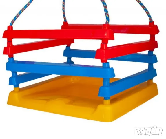 Детска люлка със закрепващи въжета и метални халки, снимка 4 - Други - 49816058