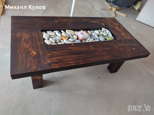 Бутикова холна маса от дърво, снимка 6 - Маси - 51435072