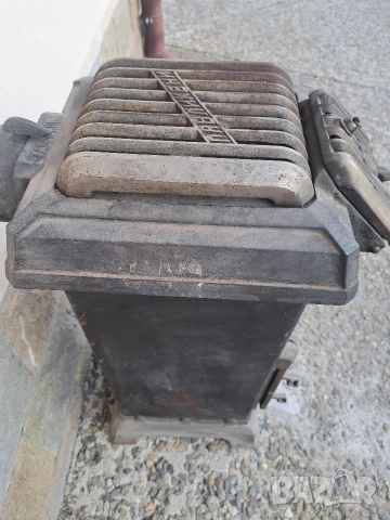 стара българска чугунена печка на дърва, снимка 9 - Печки, фурни - 54249155