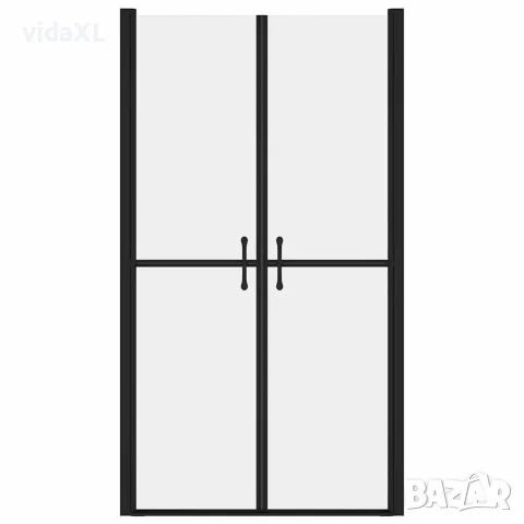 vidaXL Врата за душ, матирано ESG стъкло, (93-96)x190 см, снимка 3 - Душове - 56146091