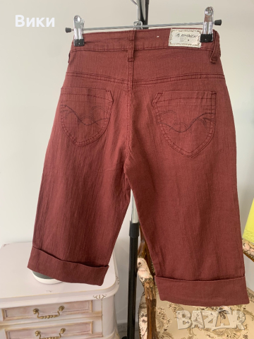 Къси дънки до коляното в размер S, снимка 12 - Дънки - 44687499