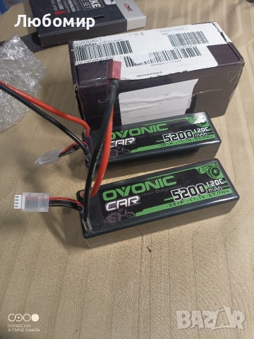 2 × OVONIC 3S Lipo батерия 5200mAh 120C 11.1V RC Lipo батерия с EC5 , снимка 2 - Друга електроника - 54338786