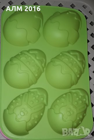  Великденски яйца форма за кексчета или за сапуни, снимка 3 - Форми - 31746219