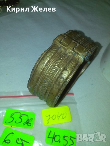 САЧАНЕНА СРЕБЪРНА ВЪЗРОЖДЕНСКА ГРИВНА с ЩИФТ МАЙСТОРСКА ОРНАМЕНТИРАНА ИЗРАБОТКА 7040, снимка 7 - Антикварни и старинни предмети - 29614602