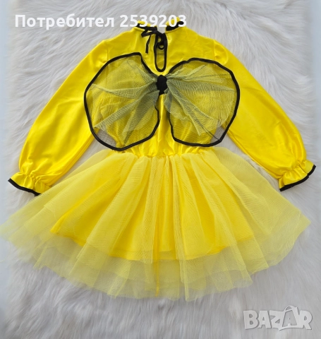 Костюм Пчеличка 6-7 години, снимка 5 - Детски рокли и поли - 52209440