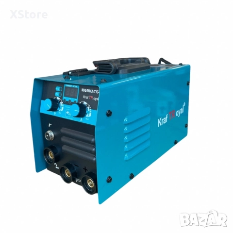 Инверторен електрожен с телоподаващо KraftRoyal – 2 в 1 MIG/MMA заваръчен апарат
