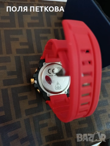 Червен часовник, снимка 7 - Мъжки - 53960647