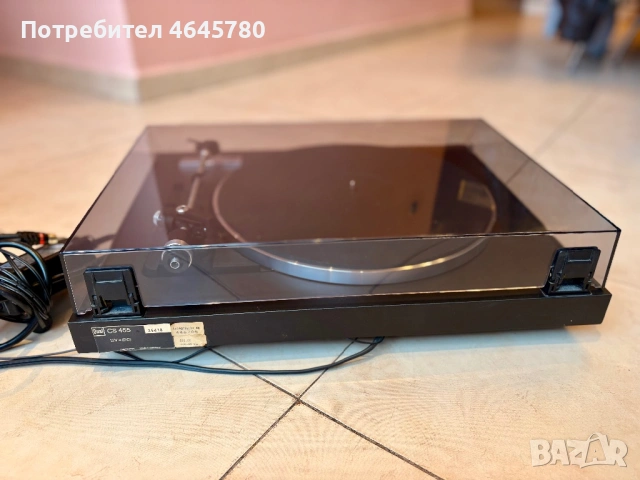 Грамофон DUAL cs 455 - много запазен, снимка 4 - Грамофони - 53060335