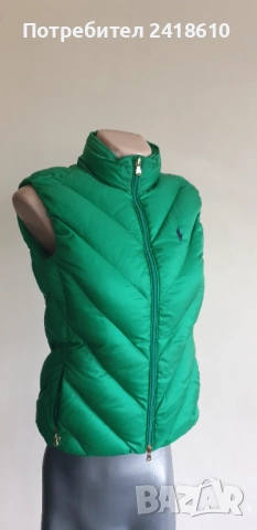 POLO Ralph Lauren Down Womens Vest Size XS / ОРИГИНАЛ! Дамски Пухен Елек!, снимка 3 - Якета - 51924777