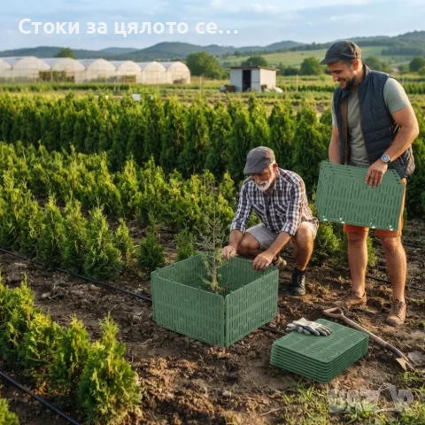 Комплект 6 бр. предпазители за стволове на дървета