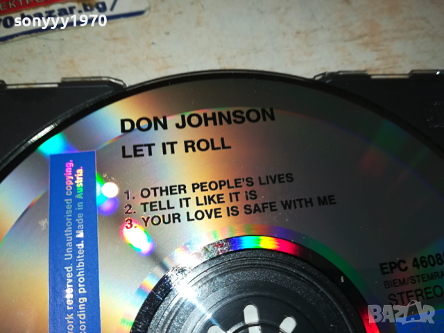 DON JOHNSON CD 0803241708, снимка 6 - CD дискове - 44671411